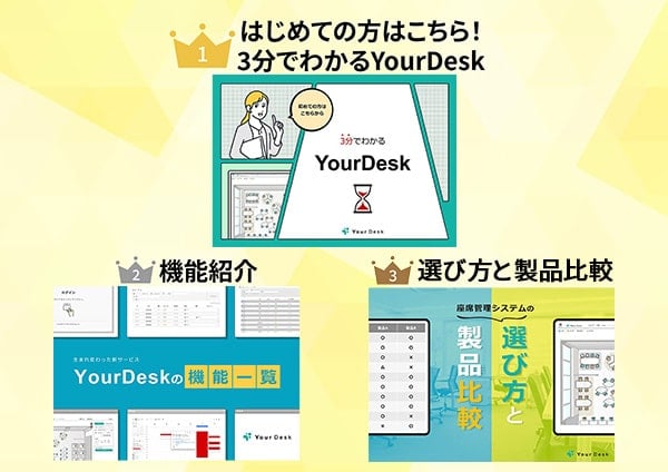 YourDeskの人気の資料3つ